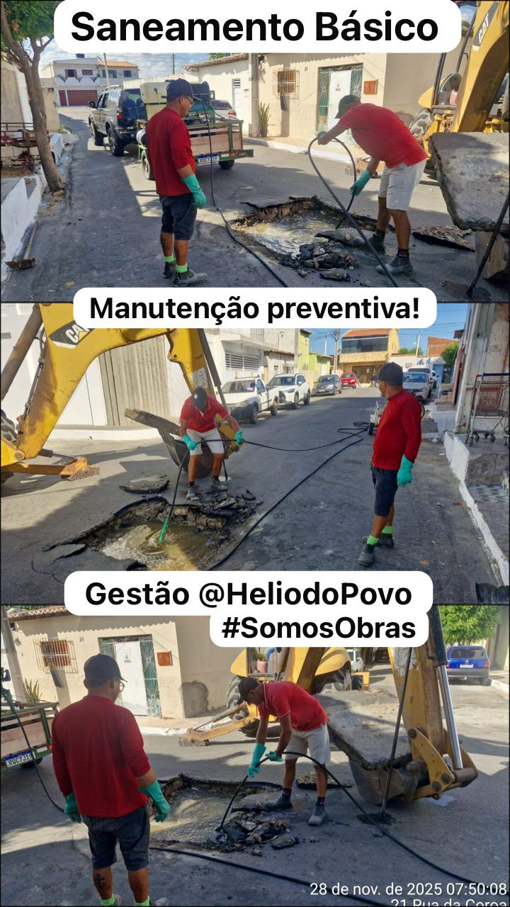 A gestão de Hélio do Povo segue mostrando que compromisso se prova com trabalho.