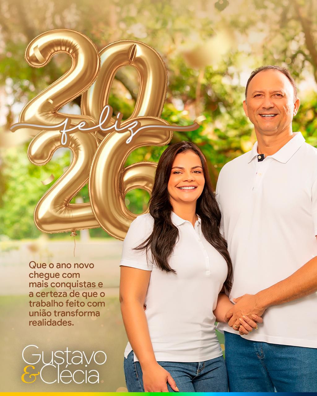 ​✨ Feliz 2026! ✨ Gustavo & Clécia