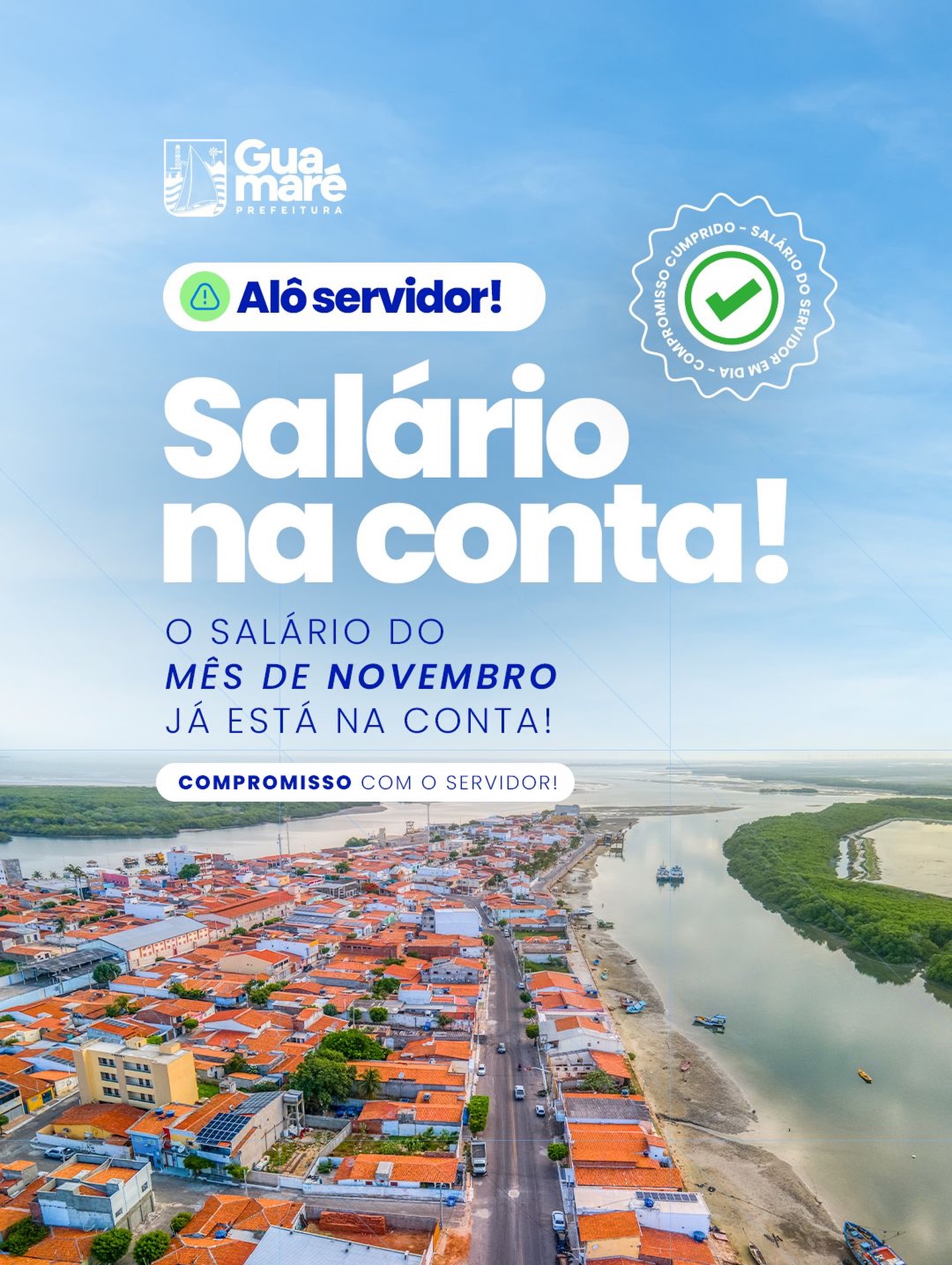 Pagamento na conta, pessoal! O salário dos servidores municipais já está disponível