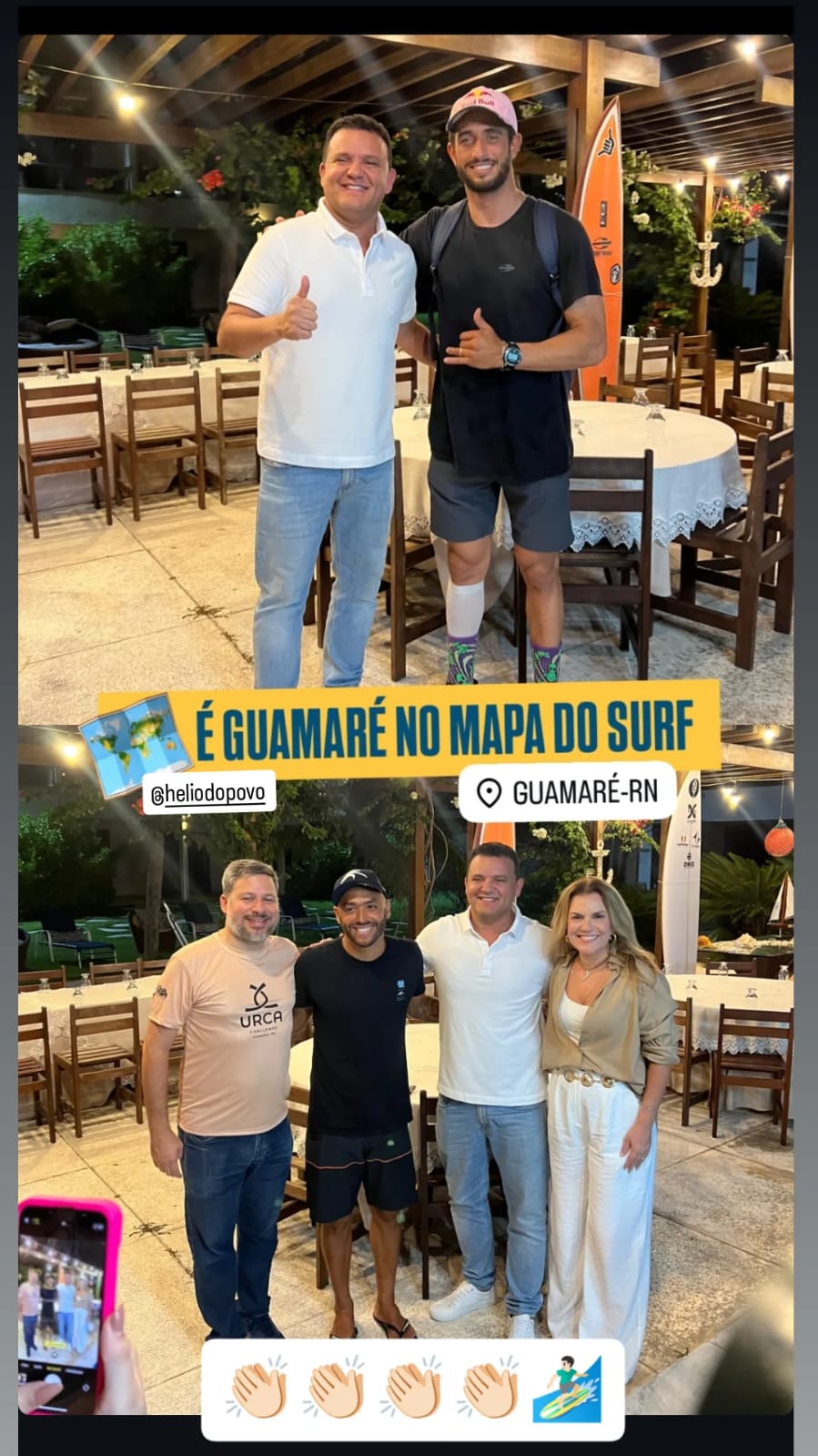 GUAMARÉ JÁ ESTÁ NO CLIMA DO SURFE DO URCA CHALLENGE