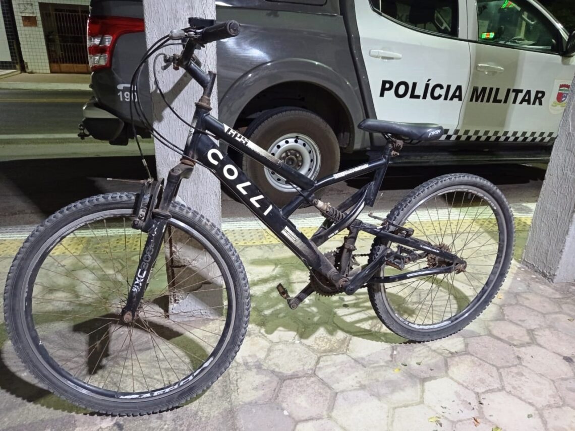 POLÍCIA MILITAR RECUPERA BICICLETA FURTADA EM GUAMARÉ