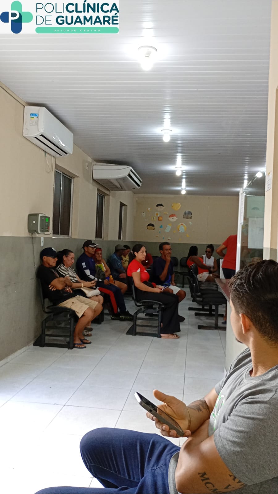 Hoje a Policlínica voltou com suas atividades de servir a toda população como sempre tem servido