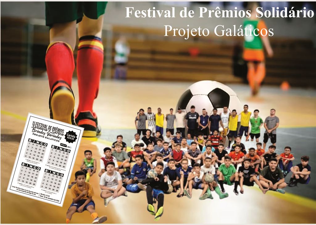 PROJETO GALÁTICOS: 1º FESTIVAL DE PRÊMIOS SOLIDÁRIO ACONTECE NESTE SÁBADO EM GUAMARÉ