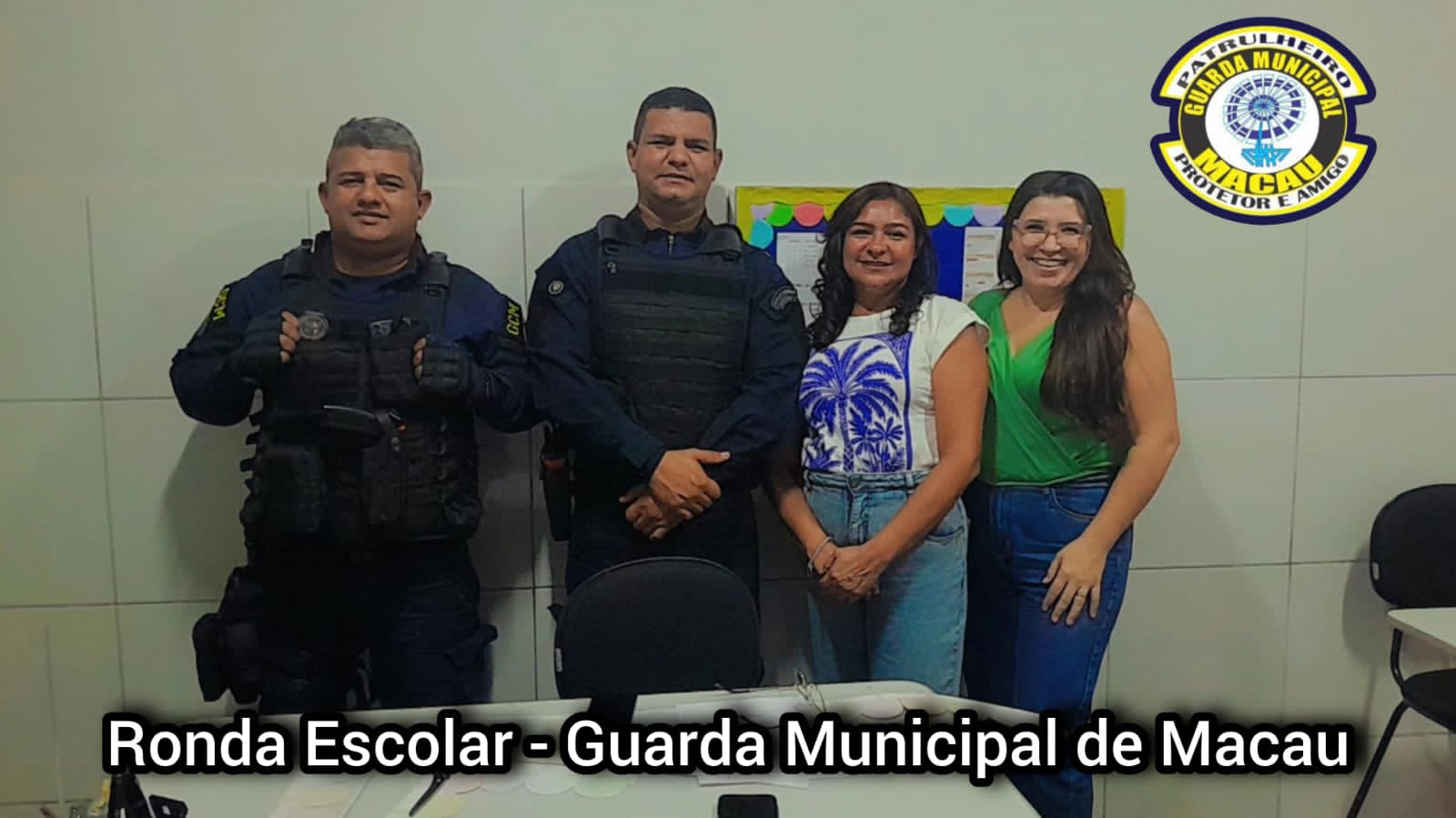Segurança nas Escolas: Um Compromisso da Guarda Municipal de Macau 📚👮♂️