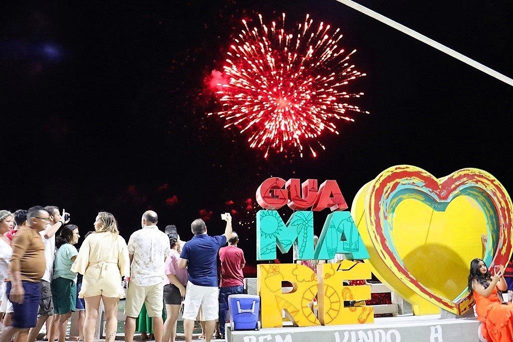 ​A Prefeitura de Guamaré realizou um grande evento para celebrar a virada do Ano Novo