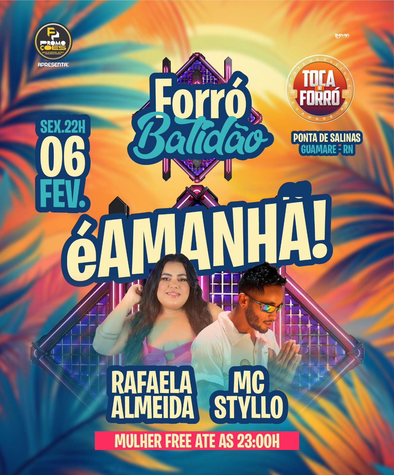 É HOJE! GALERA, FORRÓ BATIDAO NA TOCA DO FORRÓ EM PONTA DE SALINA GUAMARÉ-RN