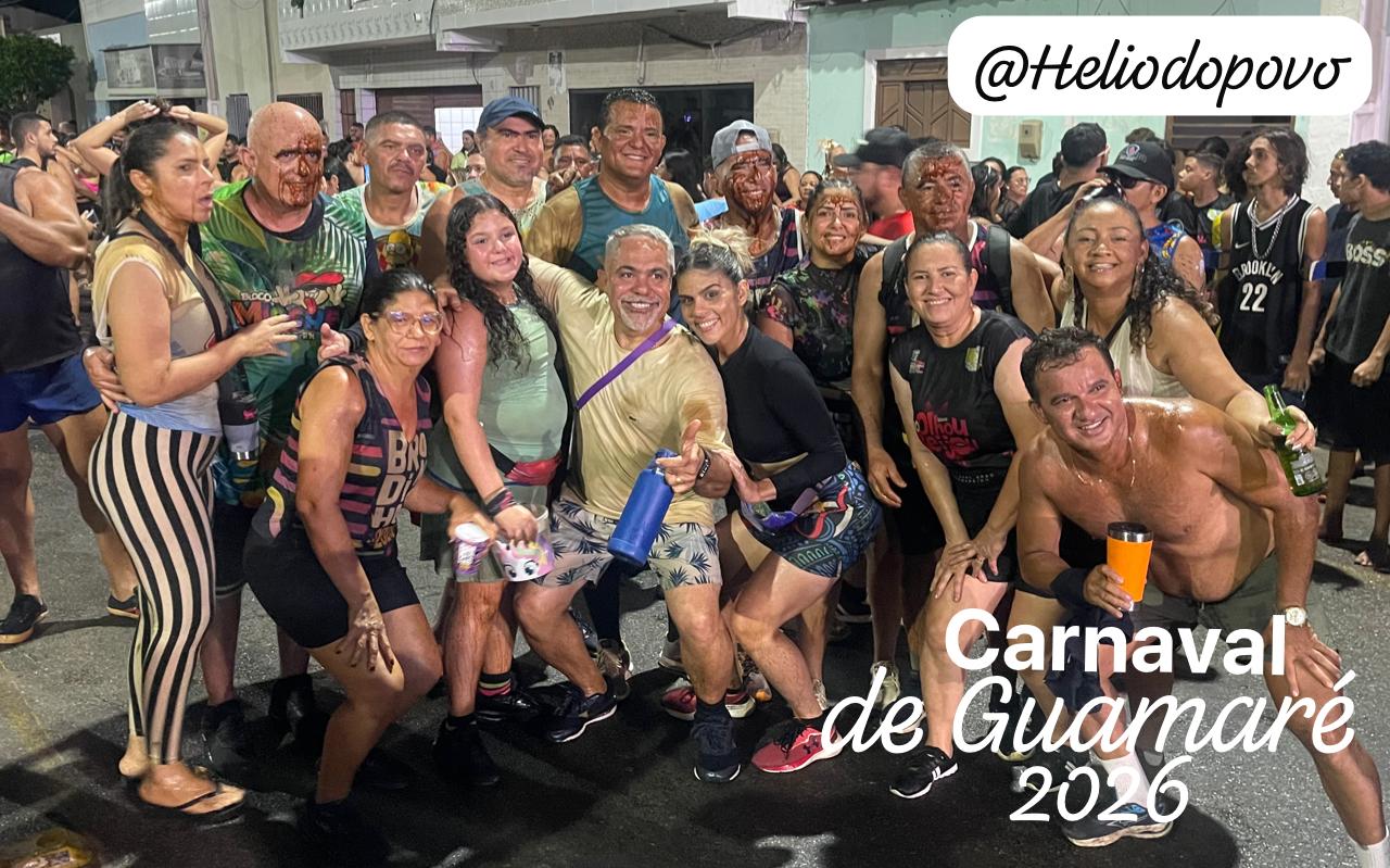 Que alegria viver um Carnaval tão abençoado, tranquilo, feliz e seguro!